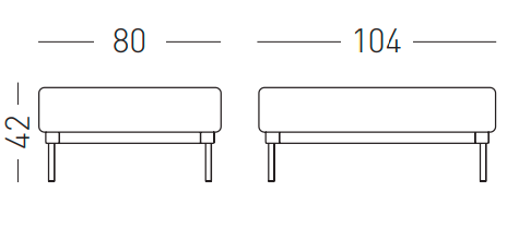 pufa Etesian, pufa Gaber, meble modułowe, seria Etesian, meble outdoorowe, meble ogrodowe, meble do przestrzeni komercyjnych, meble do salonu, nowoczesny design