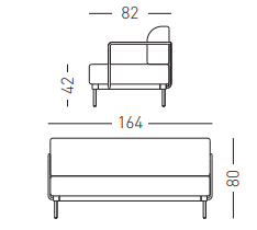 sofa Etesian, sofa Gaber, meble modułowe, seria Etesian, meble outdoorowe, meble ogrodowe, meble do przestrzeni komercyjnych, meble do salonu, nowoczesny design