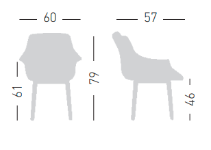 krzesło More, ergonomiczne krzesło, krzesło z podłokietnikami, krzesło do jadalni, krzesło do biura, krzesło konferencyjne, krzesło do restauracji, krzesło do kawiarni, designerskie krzesło, krzesło z tworzywa