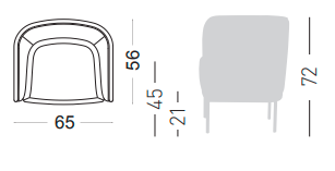fotel Place, fotel Gaber, fotel tapicerowany, fotel kubełkowy, fotel do salonu, fotel do sypialni, fotel do hotelu, ergonomiczny fotel, włoski design