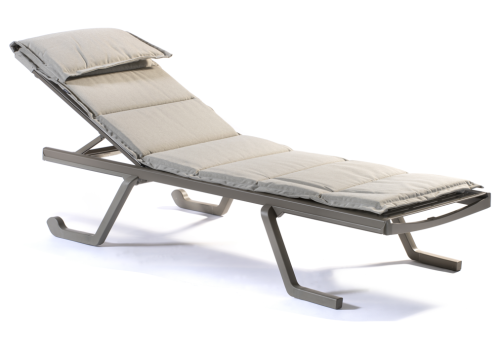 leżak ogrodowy, leżak basenowy, regulowane oparcie, włoski design, odporny na UV, sztaplowany, stalowa rama, wygodny