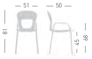 krzesło Blog, krzesło Gaber, krzesło z tworzywa, krzesło sztaplowane, krzesło nowoczesne, krzesło do restauracji, krzesło do kawiarni, krzesło do biura
