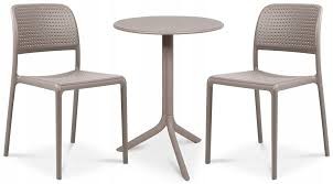 Krzesło Bora Bistot Tortora minimalizm prostota nowoczesność ogród taras