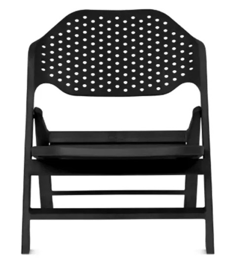 Fotel składany Cala, fotel ogrodowy, fotel relaksacyjny outdoorowy, fotel do relaksu, fotel na dwór, fotel na balkon plastikowy