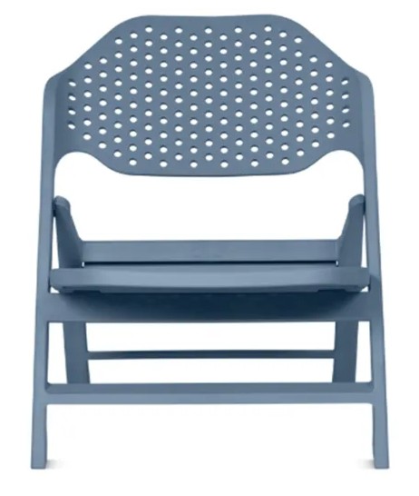 Fotel składany Cala, fotel ogrodowy, fotel relaksacyjny outdoorowy, fotel do relaksu, fotel na dwór, fotel na balkon plastikowy