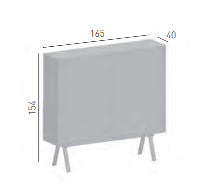 szafka Low Cabinet, szafka Gaber, szafka do biura, szafka do przechowywania dokumentów, przechowywanie segregatorów, nowoczesny design