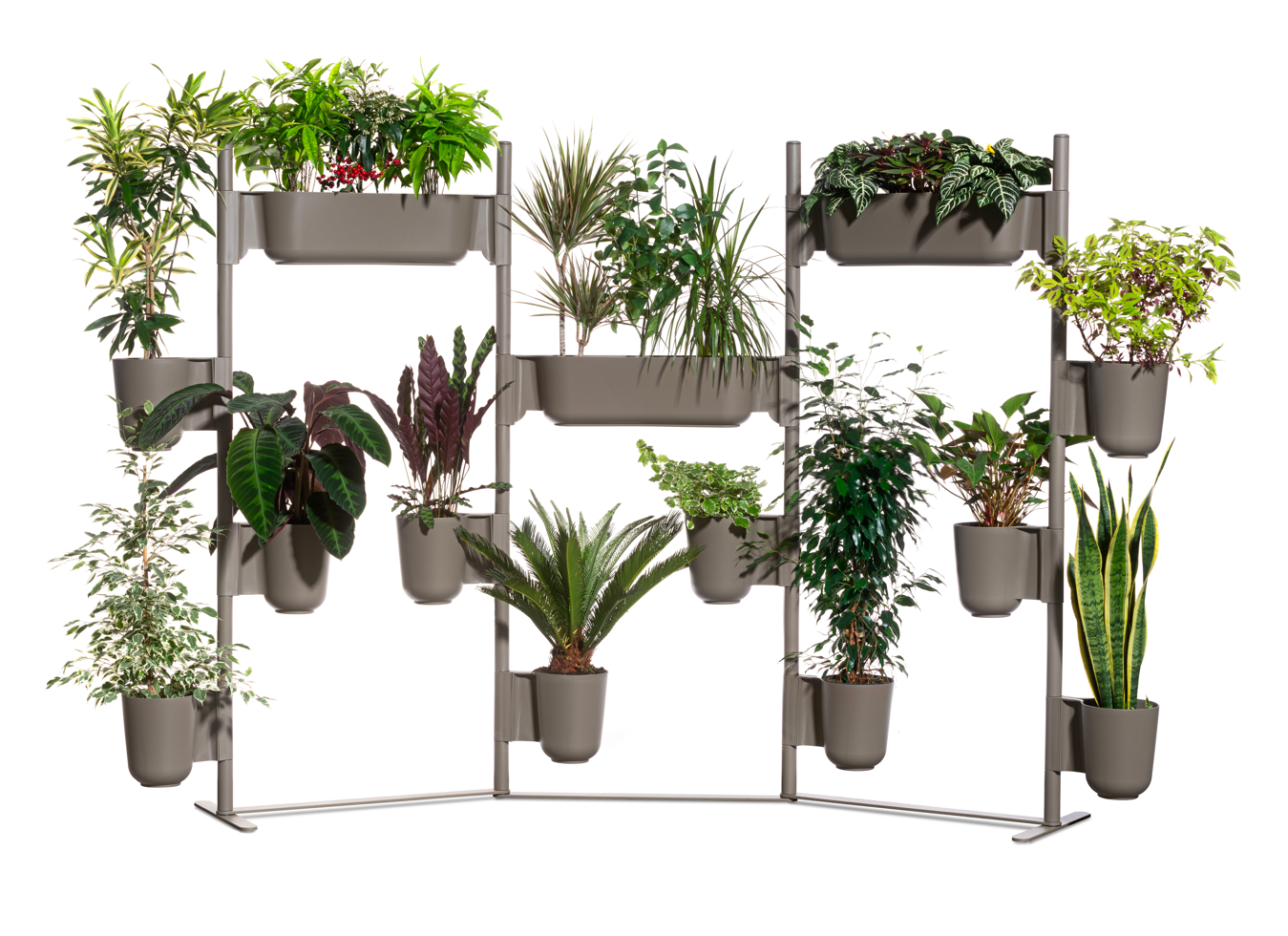 donice Gufo, donice Gaber, moduł z donicami, donice na taras, donice modułowe, nowoczesny design, włoski design