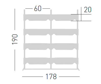 donice Gufo, donice Gaber, moduł z donicami, donice na taras, donice modułowe, nowoczesny design, włoski design