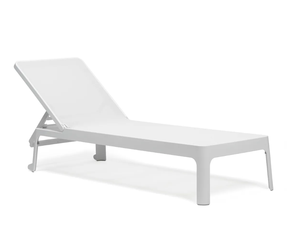 leżak Plano, Nardi, włoski design, leżak basenowy, leżak hotelowy, leżak do aquaparku, leżak komercyjny, regulowane oparcie, odporny na warunki atmosferyczne, odporny na wilgoć, odporny na pleśń, sztaplowany leżak