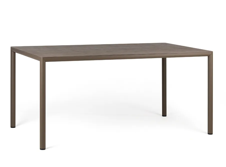 stół Piave, Nardi, stół ogrodowy, stół na taras, stół z laminatu, stół aluminiowy, stół odporny na warunki atmosferyczne, odporny na deszcz, odporny na pleśń, odporny na UV, nowoczesny stół, włoski design