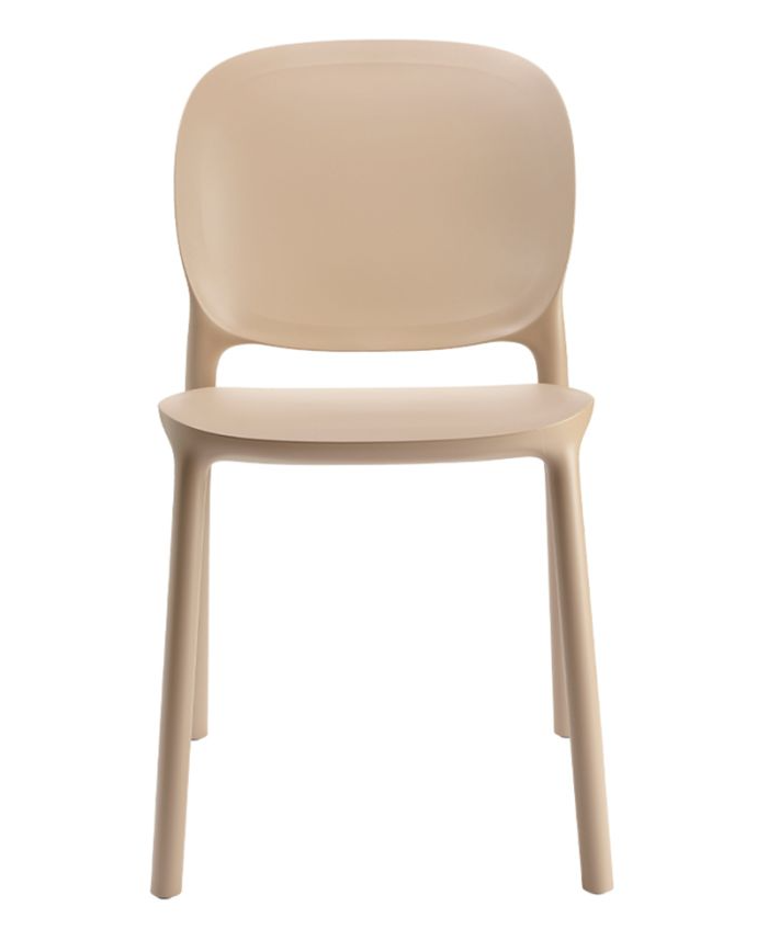 krzesło Hug, krzesło Scab Design, krzesło plastikowe, sztaplowane, skandynawski styl, balkon, taras, kawiarnia