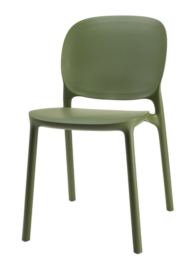 krzesło Hug, krzesło Scab Design, krzesło plastikowe, sztaplowane, skandynawski styl, balkon, taras, kawiarnia