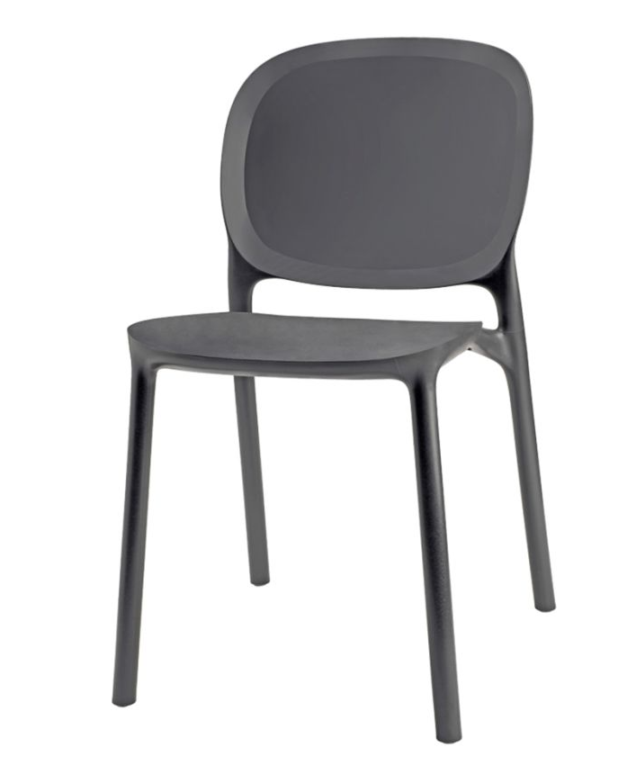 krzesło Hug, krzesło Scab Design, krzesło plastikowe, sztaplowane, skandynawski styl, balkon, taras, kawiarnia