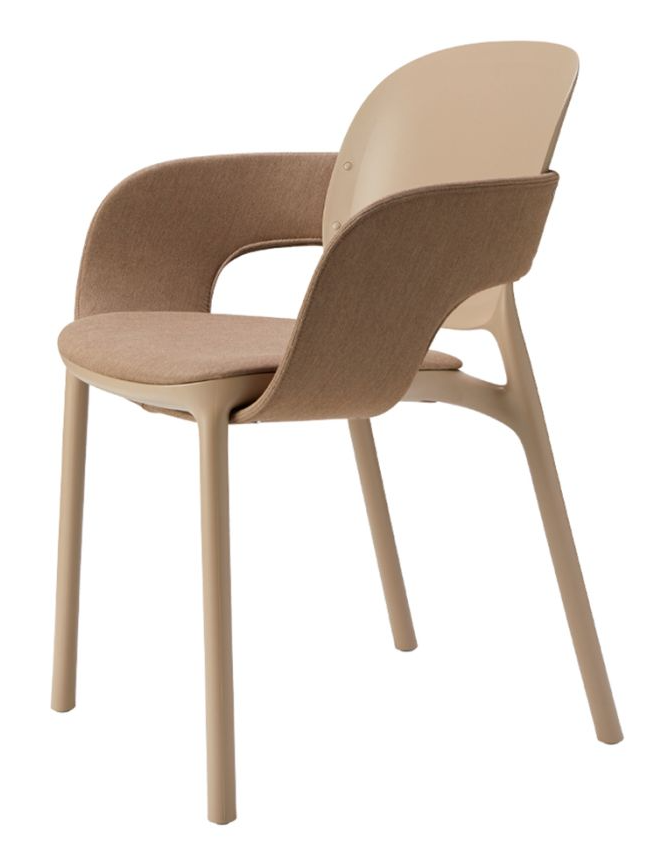 krzesło Hug, krzesło Scab Design, krzesło plastikowe, sztaplowane, skandynawski styl, balkon, taras, kawiarnia