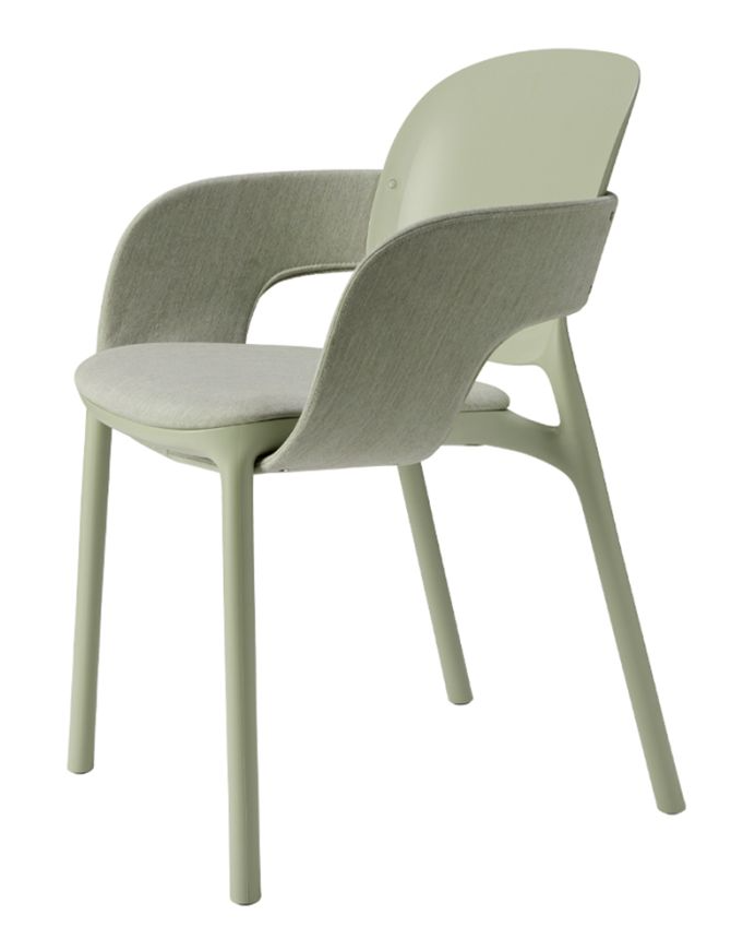krzesło Hug, krzesło Scab Design, krzesło plastikowe, sztaplowane, skandynawski styl, balkon, taras, kawiarnia