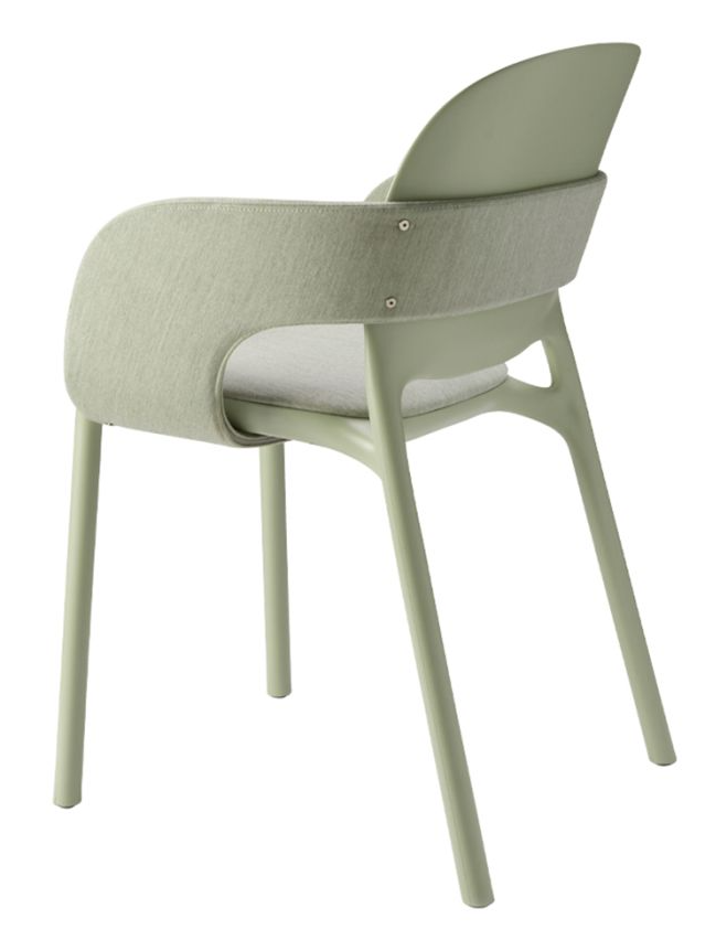 krzesło Hug, krzesło Scab Design, krzesło plastikowe, sztaplowane, skandynawski styl, balkon, taras, kawiarnia