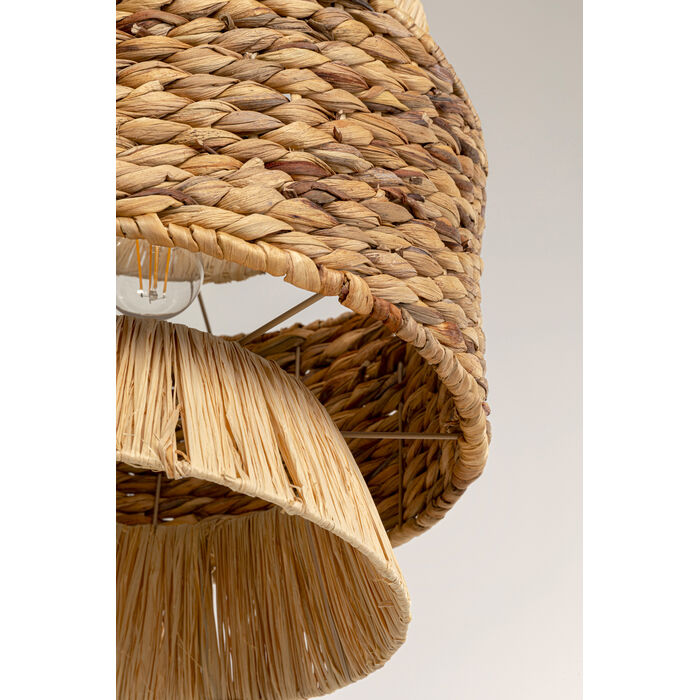 lampa Campo, lampa wisząca Kare, lampa boho, lampa do salonu, lampa do jadalni, lampa z naturalnych materiałów, lampa rattanowa