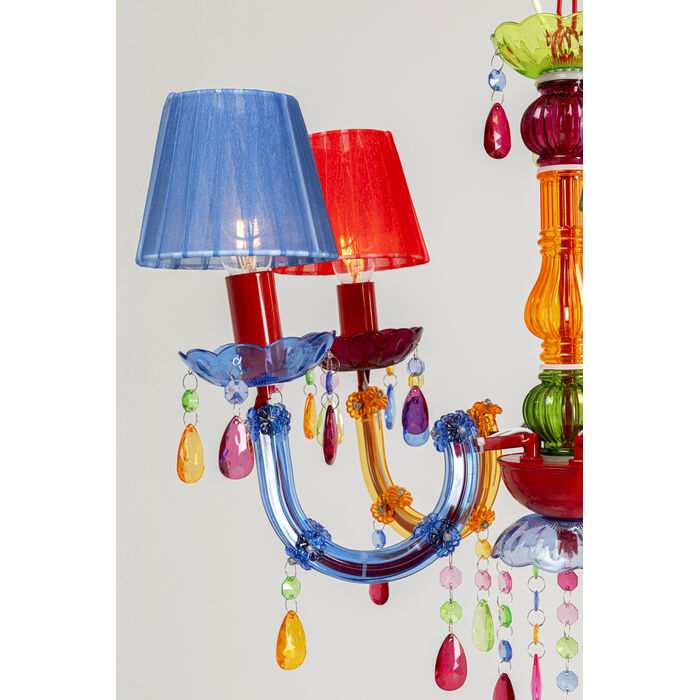 lampa Starlight, lampa Kare, lampa wisząca, kolorowy żyrandol, lampa do salonu, lampa do jadalni, lampa boho