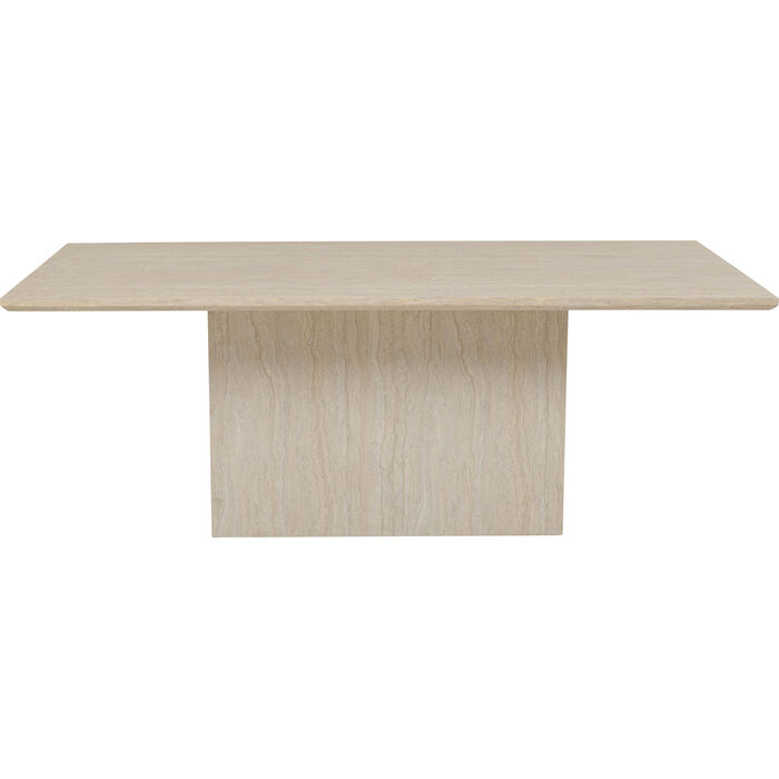 stół Travertino, stół Kare, stół do jadalni, nowoczesny stół, stół z imitacji kamienia, nowoczesny stół, nowoczesny design