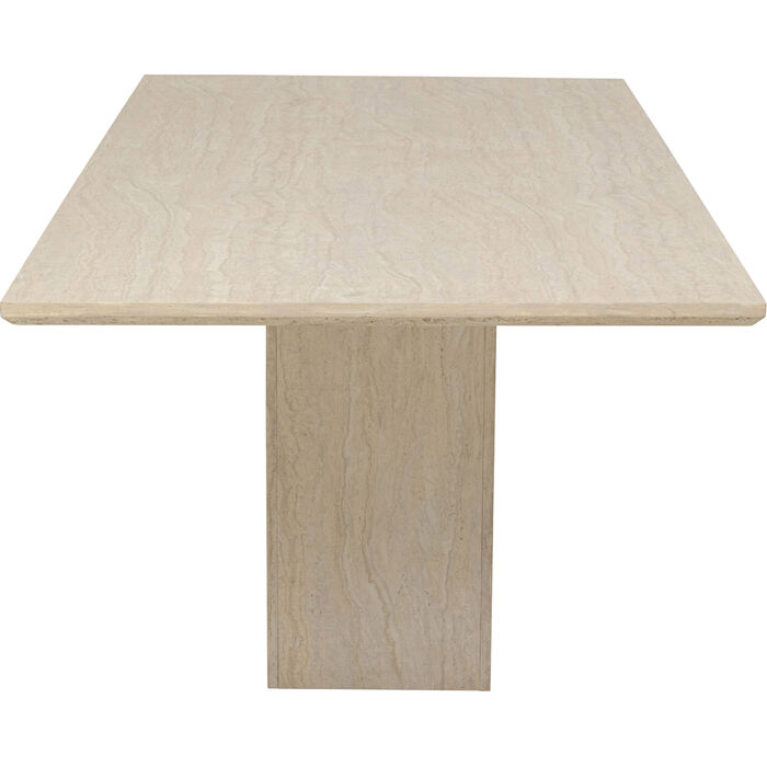 stół Travertino, stół Kare, stół do jadalni, nowoczesny stół, stół z imitacji kamienia, nowoczesny stół, nowoczesny design