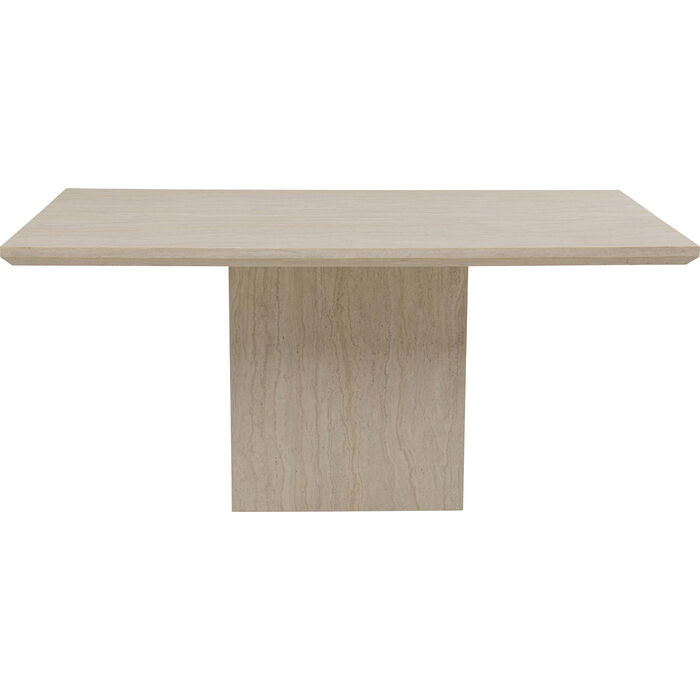 stół Travertino, stół Kare, stół do jadalni, nowoczesny stół, stół z imitacji kamienia, nowoczesny stół, nowoczesny design