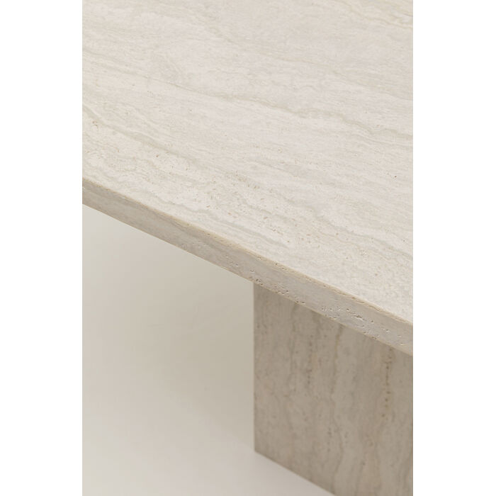 stół Travertino, stół Kare, stół do jadalni, nowoczesny stół, stół z imitacji kamienia, nowoczesny stół, nowoczesny design