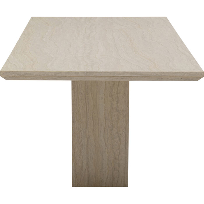 stół Travertino, stół Kare, stół do jadalni, nowoczesny stół, stół z imitacji kamienia, nowoczesny stół, nowoczesny design