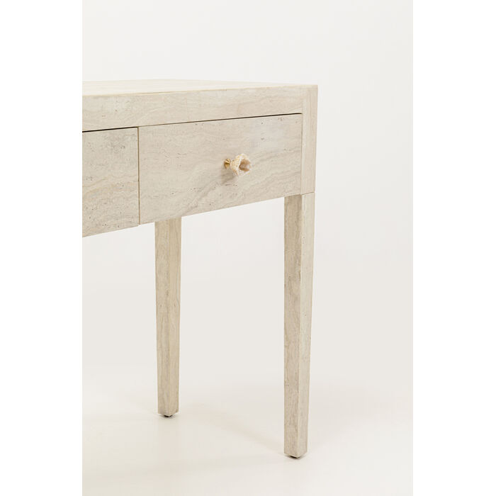 konsola Travertino, konsola Kare, konsola z imitacji kamienia, konsola do przedpokoju, konsola do sypialni, nowoczesna konsola, nowoczesny design
