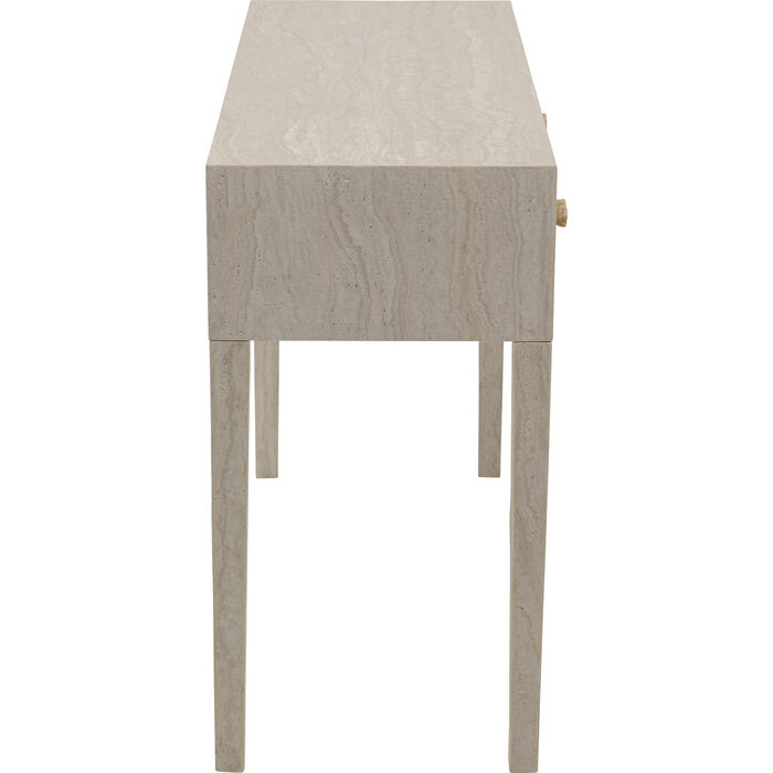 konsola Travertino, konsola Kare, konsola z imitacji kamienia, konsola do przedpokoju, konsola do sypialni, nowoczesna konsola, nowoczesny design