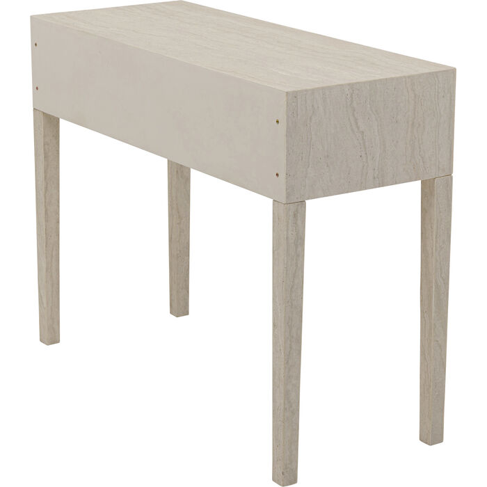 konsola Travertino, konsola Kare, konsola z imitacji kamienia, konsola do przedpokoju, konsola do sypialni, nowoczesna konsola, nowoczesny design