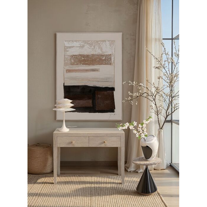 konsola Travertino, konsola Kare, konsola z imitacji kamienia, konsola do przedpokoju, konsola do sypialni, nowoczesna konsola, nowoczesny design