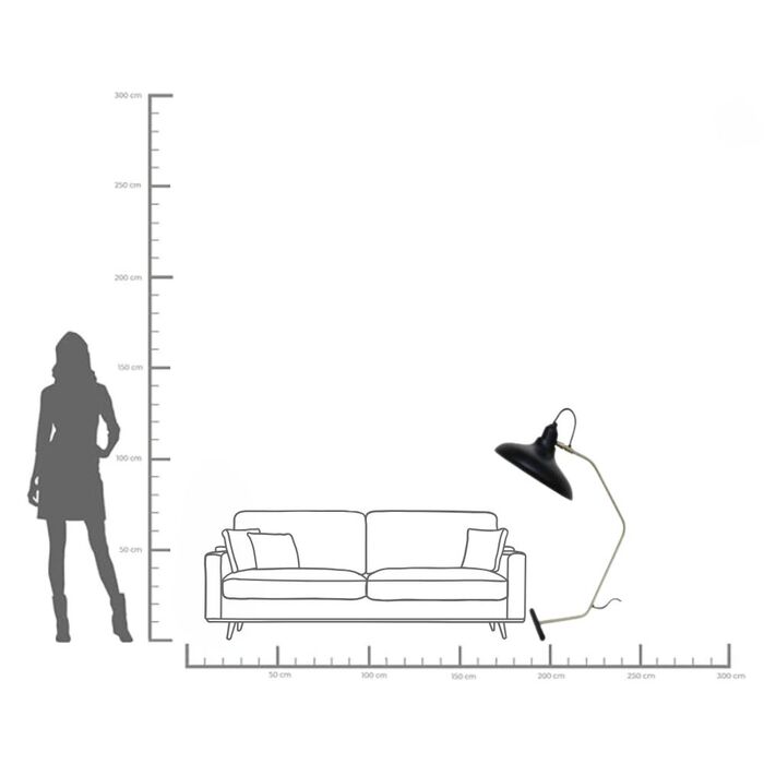 lampa Doro Black, lampa Kare, lampa podłogowa, lampa do salonu, lampa do sypialni, lampa do czytelni, industrialna lampa, nowoczesna lampa