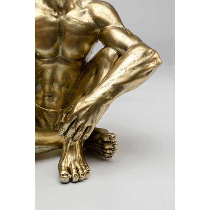 lampa Nude Man, lampa Kare, lampa stołowa, lampa biurkowa, lampa człowiek, złota lampa, rzeźbiarska lampa, nowoczesna lampa