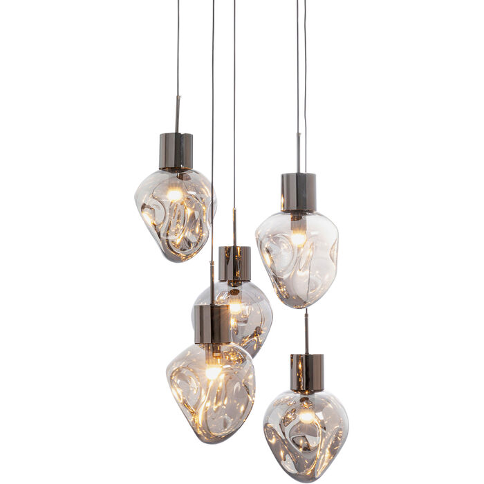 lampa Supernova, lampa Kare, lampa z pięcioma kloszami, lampa wisząca, nowoczesna lampa, wyjątkowy design, nowoczesny design