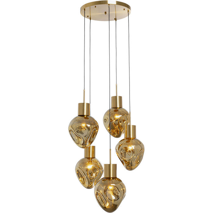 lampa Supernova, lampa Kare, lampa z pięcioma kloszami, lampa wisząca, nowoczesna lampa, wyjątkowy design, nowoczesny design