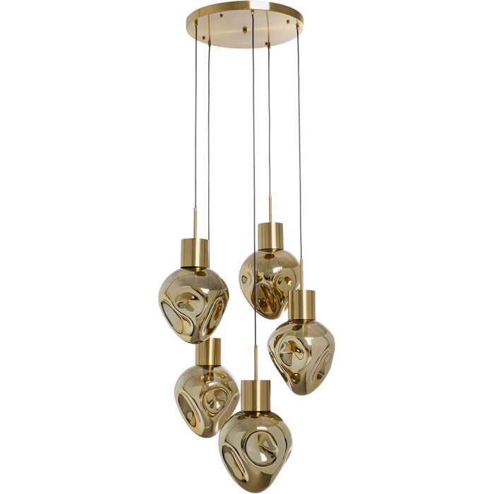 lampa Supernova, lampa Kare, lampa z pięcioma kloszami, lampa wisząca, nowoczesna lampa, wyjątkowy design, nowoczesny design