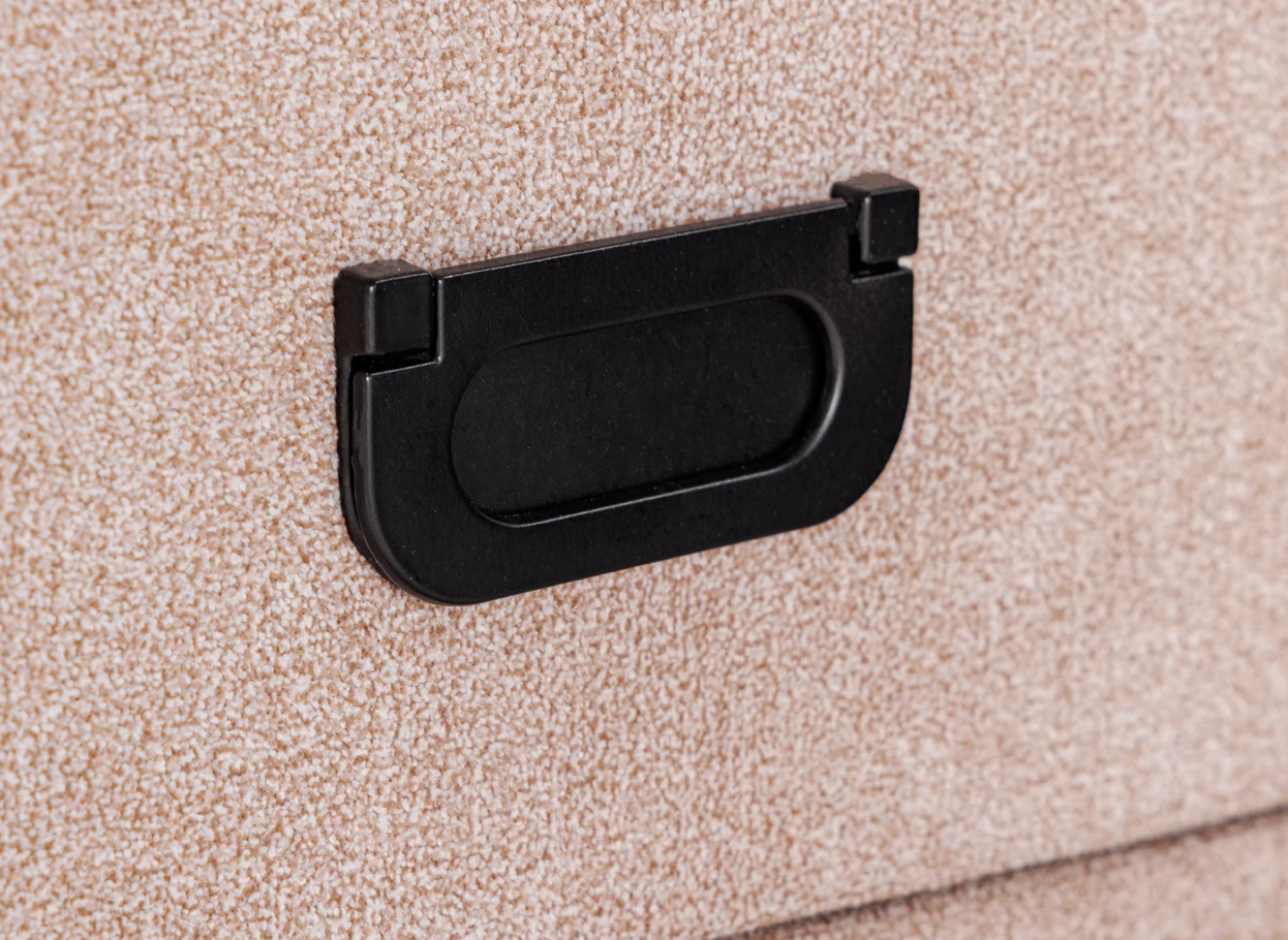 szafka nocna Toulouse, szafka nocna LED, szafka nocna z oświetleniem, szafka nocna aksamitna, szafka nocna tapicerowana, szafka nocna nowoczesna, szafka nocna minimalistyczna, szafka nocna Invicta