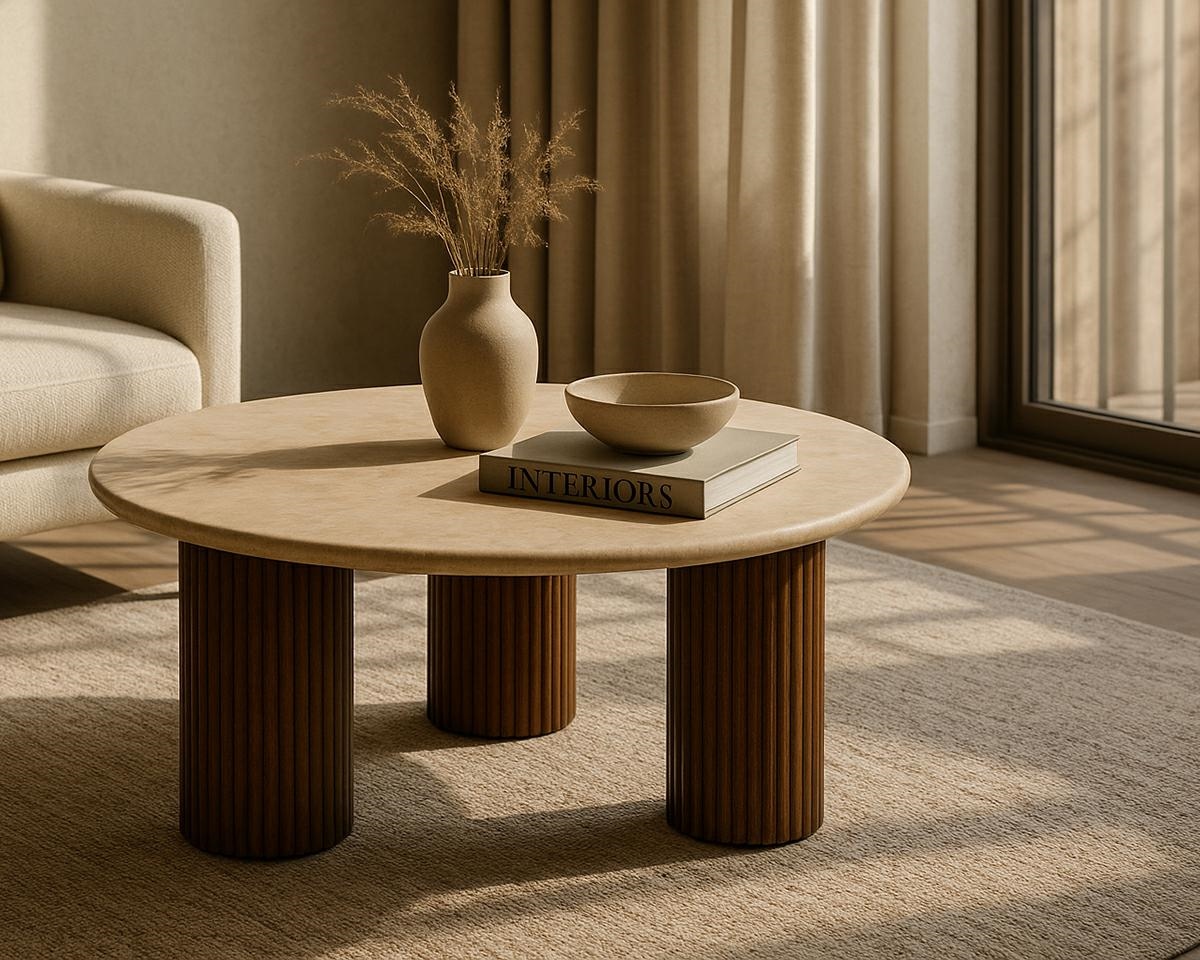 stolik kawowy Ragno, stolik marmurowy Ragno, stolik kawowy marmur Boto Chino, stolik z drewna mango, stolik okrągły marmurowy, stolik kawowy nowoczesny, stolik designerski do salonu, stolik elegancki, stolik klasyczny i nowoczesny