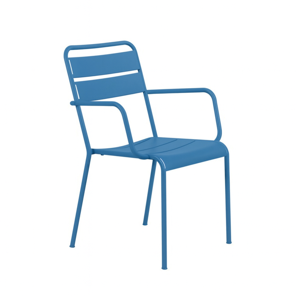 krzesło Twist, Vermobil Twist, krzesło stalowe, krzesło ogrodowe stalowe, krzesło retro, krzesło w stylu retro, krzesło z podłokietnikami, krzesło bez podłokietników, krzesło sztaplowane, designerskie krzesło ogrodowe, włoskie meble ogrodowe