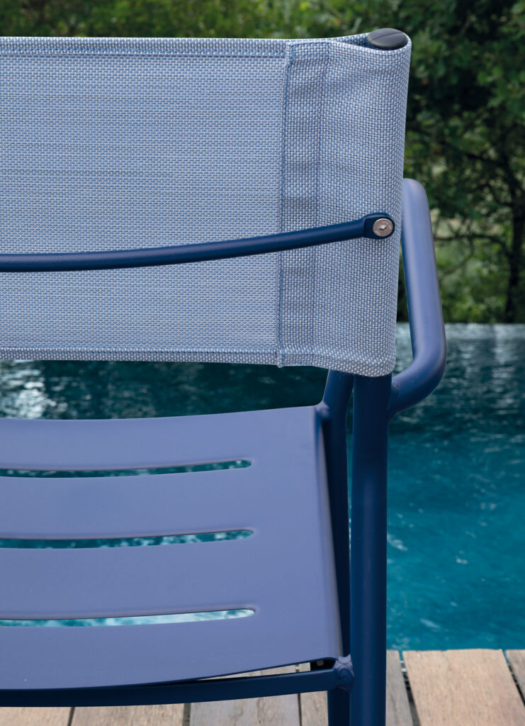 krzesło Vera, krzesło Vermobil, włoskie meble, outdoor furniture, krzesło outdoorowe, krzesło sztaplowane, krzesło tarasowe, krzesło metalowe, krzesło odporne na warunki atmosferyczne