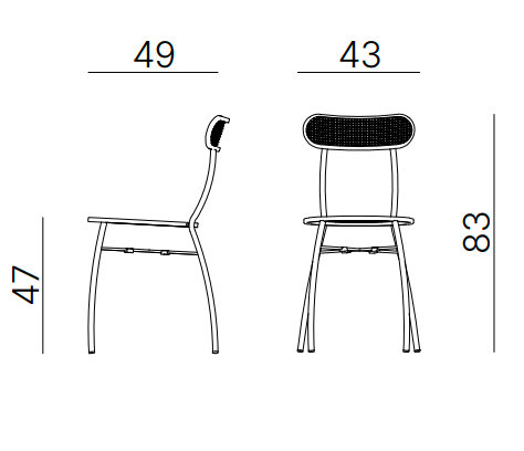 krzesło Ciao, krzesło Vermobil, krzesło sztaplowane, krzesło metalowe, krzesło ogrodowe, krzesło tarasowe, krzesło do restauracji, krzesło do przestrzeni komercyjnych, nowoczesne krzesło, krzesło outdoorowe