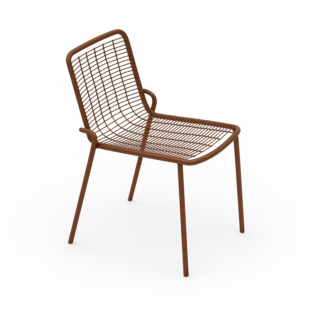 krzesło Roma, krzesło Vermobil, krzesło metalowe, krzesło sztaplowane, krzesło outdoorowe, krzesło odporne na warunki atmosferyczne, krzesło tarasowe