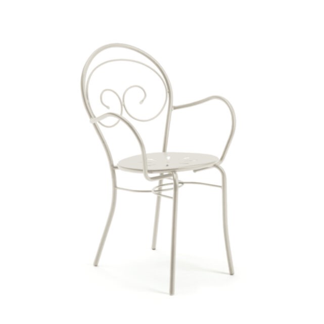 krzesło Mimmo, krzesło Vermobil, krzesło włoskie, włoski design, krzesło metalowe, krzesło ogrodowe, krzesło tarasowe, krzesło sztaplowane, krzesło do ogródka restauracyjnego