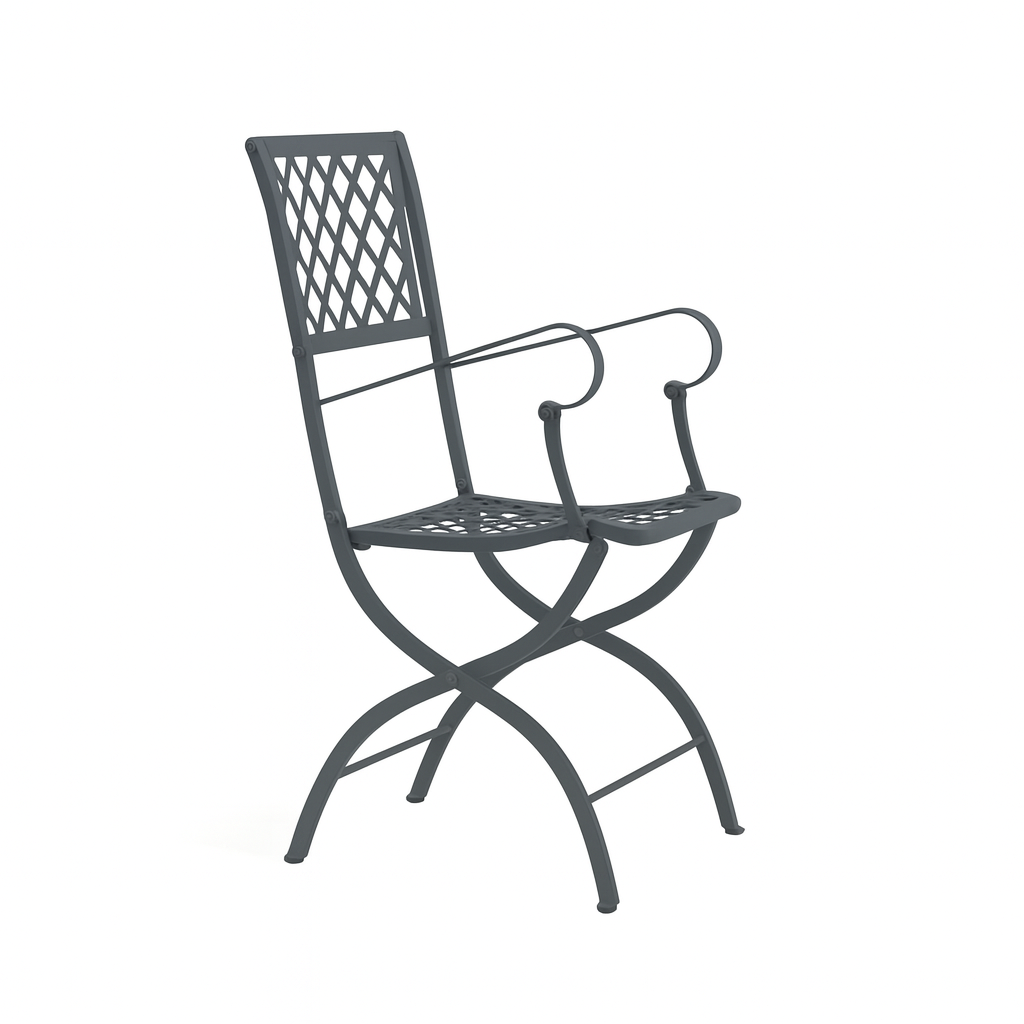 krzesło Springtime, krzesło składane, krzesło ogrodowe, krzesło outdoorowe, krzesło metalowe, krzesło ażurowe, krzesło ogrodowe, krzesło do restauracji