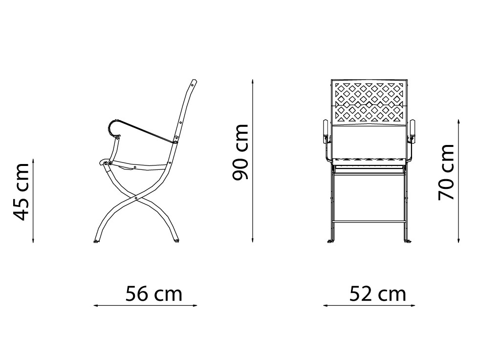 krzesło Springtime, krzesło składane, krzesło ogrodowe, krzesło outdoorowe, krzesło metalowe, krzesło ażurowe, krzesło ogrodowe, krzesło do restauracji