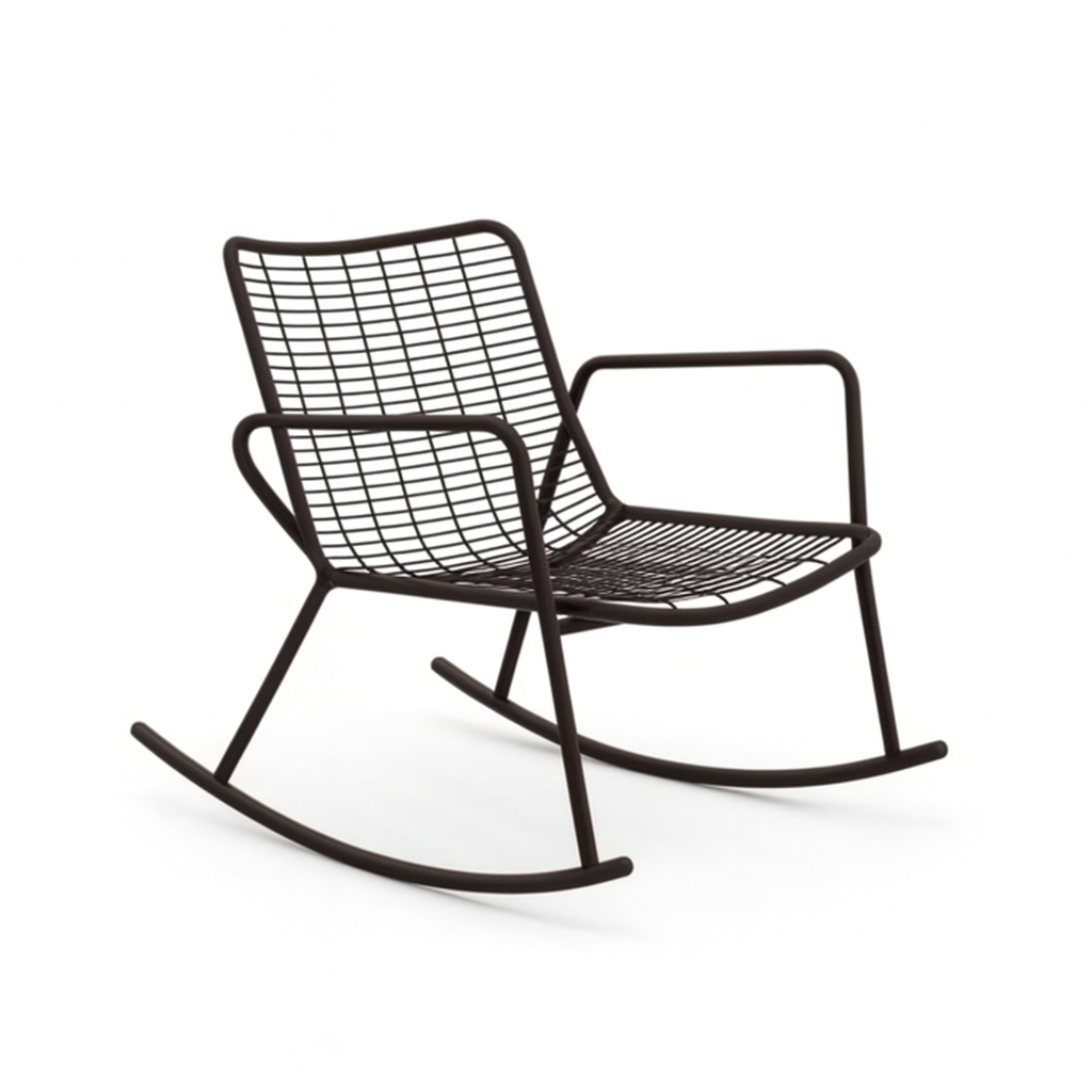 krzesło Roma, krzesło Vermobil, krzesło metalowe, krzesło bujane, krzesło outdoorowe, krzesło odporne na warunki atmosferyczne, krzesło tarasowe