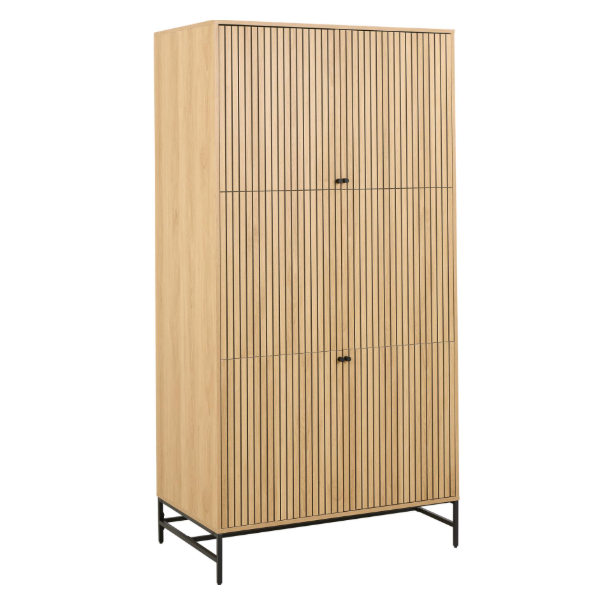 szafa Albany, szafa Actona, szafa dąb, szafa do sypialni, nowoczesna szafa, szafa w stylu skandynawskim, szafa lamele