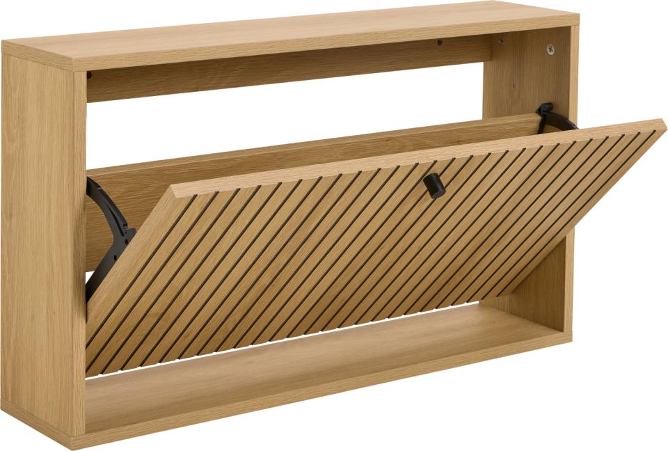 szafka na buty Albany, szafka na buty Actona, szafka na buty dąb, szafka na buty do przedpokoju, nowoczesna szafka na buty, szafka na buty w stylu skandynawskim, szafka na buty lamele