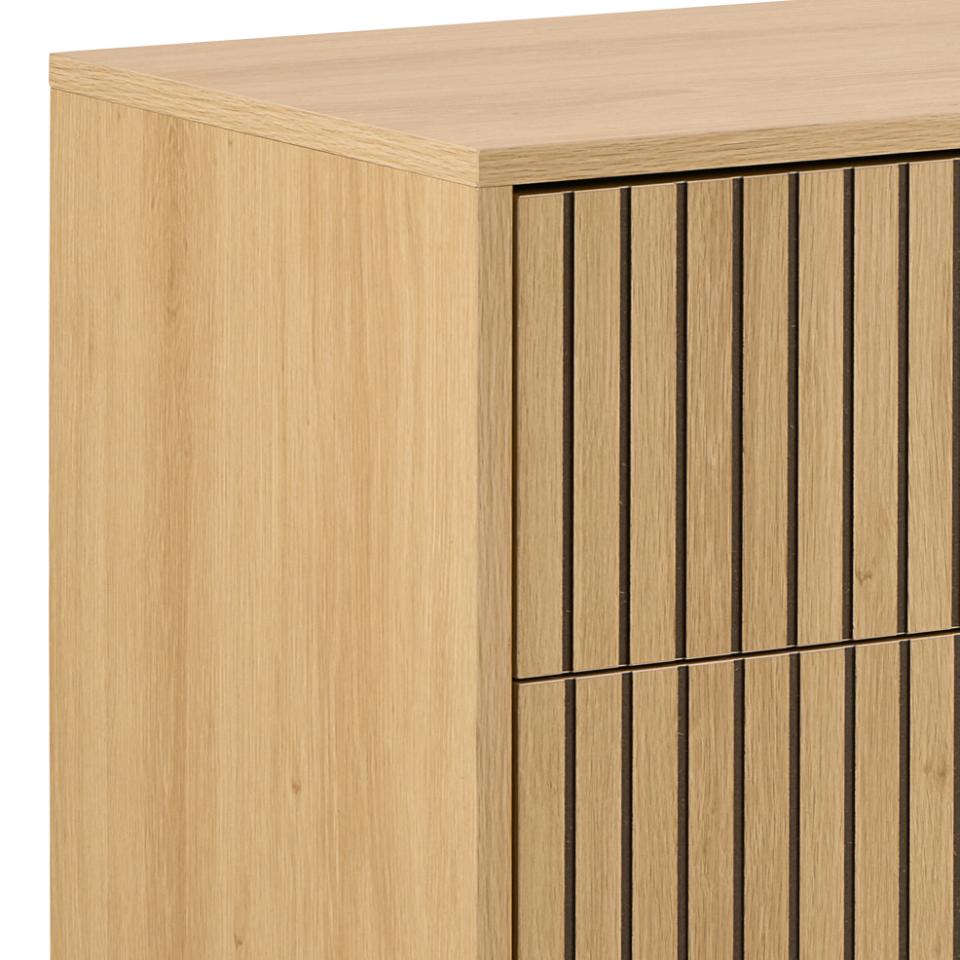 komoda Albany, komoda Actona, komoda dąb, komoda do sypialni, komoda do salonu, nowoczesna komoda, komoda w stylu skandynawskim, komoda lamele