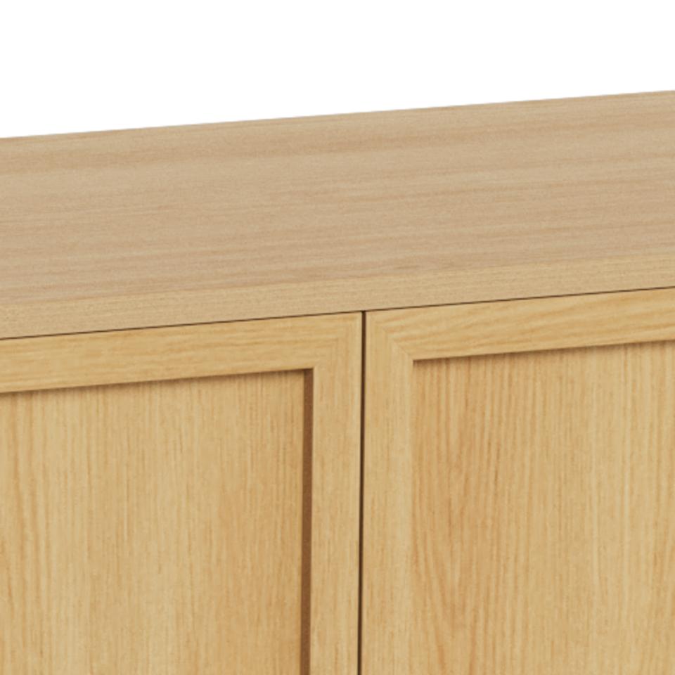 komoda Palmdale, komoda Actona, komoda imitacja dębu, komoda do salonu, komoda do sypialni, komoda w stylu boho, minimalistyczna komoda